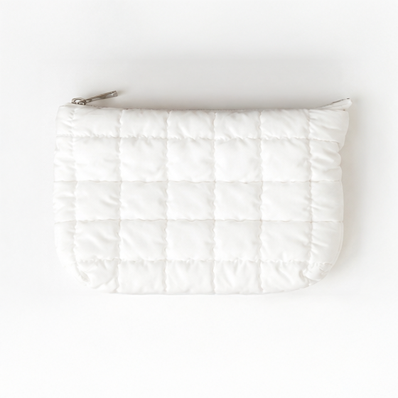 THE PUFFED POUCH - WHITE